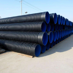 Hot bán HDPE đôi tường sóng PE ống 48 36 inch 30 inch 24 inch 20 inch đường kính lớn cống ống cho cống - Product Image 4