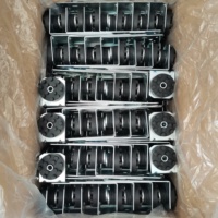 Clips ISOMAX modernes, légers, ignifuges, en caoutchouc, pour isolation acoustique, pour murs et plafonds, pour profilés de 7/8 pouces.