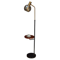 Lampe de sol haut de gamme pour salon, table d'appoint luxueuse, canapé avec table basse, étagère de chambre, lampe de table