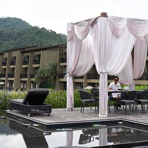 Meubles de terrasse d'hôtel modernes, lit de jour de patio, lit de soleil, <span class=keywords><strong>chaise</strong></span> longue en corde tressée, chaises de bar de plage empilables pour <span class=keywords><strong>piscine</strong></span> extérieure - Product Image 5