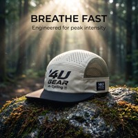 Casquette de cyclisme personnalisée Ripstop 5 panneaux, casquette de course respirante en maille à séchage rapide, chapeau de sport ajustable, Gorras Personalizadas pour l'extérieur