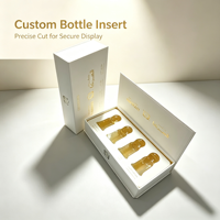 Boîte cadeau en carton rigide écologique personnalisée avec logo pour l'emballage d'huile cosmétique Attar en gros
