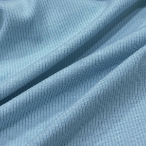 Tissu en mélange de <span class=keywords><strong>viscose</strong></span> 92% et élasthanne 8% 260 g/m², tricot interlock côtelé et brossé, matériaux extensibles pour vêtements décontractés pour femmes - Product Image 2