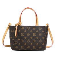 Sac fourre-tout pour femme en cuir PU haut de gamme, style vintage tendance, avec fermeture éclair, design portable antivol, doublure en polyester
