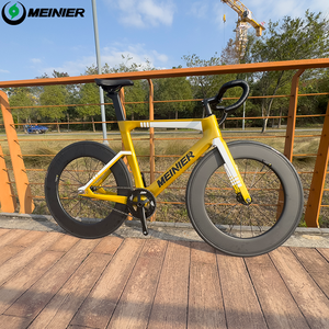 Vélo de piste en carbone MEINIER-TR646 avec roues 700c, pédalier simple vitesse en fibre 48T, et engrenage fixe – Le MEINIER-TR646 est un excellent rapport qualité-prix - Product Image 5