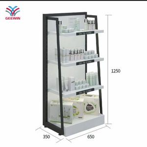 Boutique tầng treo tường chăm sóc da hiển thị giá Kim Loại hiển thị Kệ Kim Loại hiển thị lớp cho bán lẻ vẻ đẹp mỹ phẩm cửa hàng - Product Image 4