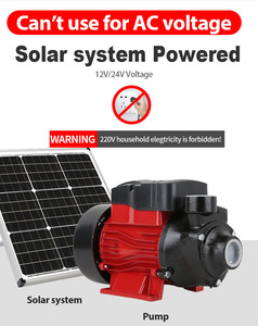 Bomba de Agua Solar de Turbina QB60 de 12V 24V CC, Bomba de Refuerzo de Gran Caudal y Alta Presión para Riego Agrícola y Suministro de Agua Fuera de la Red - Product Image 5