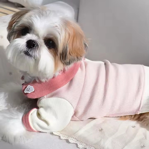 Pet <b>Clothes</b> Cute Style Striped Pet <b>Clothes</b> Spring Summer Dog Bottom Shirt Cloudy Design <b>Cat</b> <b>Clothes</b> <b>for</b> Dogs - Product Image 2