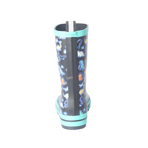 Bottes <span class=keywords><strong>de</strong></span> <span class=keywords><strong>pluie</strong></span> imperméables mignonnes pour enfants, faible MOQ, bottes en caoutchouc EVA antidérapantes à imprimé dinosaure <span class=keywords><strong>de</strong></span> dessin animé pour tout-petits, pour garçons - Product Image 2