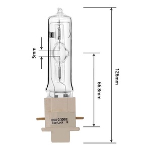 HoneyFly Metal Halogenide Fastfit lampada MSR RSD 300W/2 Easylock disprosium capsula di ricambio per oro 300 Fastfit - Product Image 3