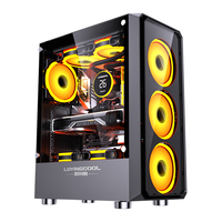 LOVINGCOOL özel ATX CPU RGB masa cam PC oyun bilgisayarı kılıfları ve tam kuleleri masaüstü bilgisayar şasi