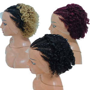Promoción Letsfly: Peluca Corta Rizada Pixie con Frontal de Encaje 13x4, 100% Cabello Humano Brasileño, 10 Pulgadas, Negro Natural, $23 - Product Image 1