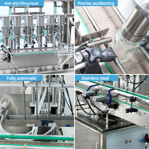 Machine de remplissage automatique pneumatique de haute précision de 5 <span class=keywords><strong>litres</strong></span> pour jus, huile, bouteilles en verre avec contrôle PLC - Product Image 6