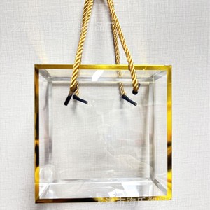 Caixa Transparente Quadrada de <span class=keywords><strong>PET</strong></span> para Presentes, Bouquet de Flores, Caixa de PP para Bolos e Doces, Caixa de Presente Transparente - Product Image 3