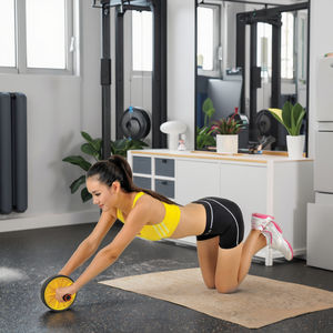 En İyi Derecede Beğenilen Karın Kası Geliştirme Tekerleği ABS Malzemeli Spor Salonu <span class=keywords><strong>Fitness</strong></span> Ekipmanı - Product Image 3