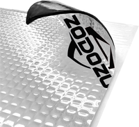 Mat de Réduction du Bruit Automobile 80 Mil (2mm) 36 Pieds Carrés - Isolation Phonique et Matériel d'Amortissement des Vibrations en Butyle