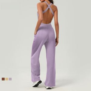 2024 femmes croix dos Compression gilets costumes de sport poches <span class=keywords><strong>pull</strong></span> pantalon profond V chemises <span class=keywords><strong>string</strong></span> survêtement porter des costumes vêtements de sport - Product Image 4