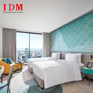 Juego de Muebles para Dormitorio de Hotel IDM Cuntom con Cama, Sofá y Silla, Fabricante de Muebles, Contrato OEM, Proveedor para Proyectos de Apartamentos - Product Image 1