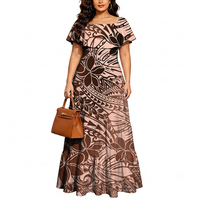 Robe d'été décontractée élégante et longue pour femme, coupe ample, en polyester, manches courtes, ourlet à volants, écologique, infroissable