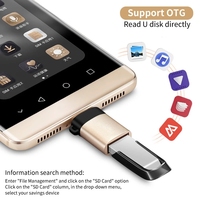 Adaptador de sincronización de datos rápida, Micro USB macho A USB hembra OTG USB 3,0