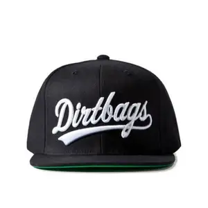 Cappelli con cappellino Snapback neri semplici di alta qualità con Logo ricamato personalizzati fornitori di cappelli