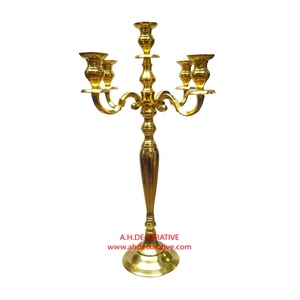 Crystal Aluminum <b>Candelabra</b> Centerpieces New Design Customized Size Handmade <b>Candelabra</b> for Hotel and Restaurant Used - Product Image 6