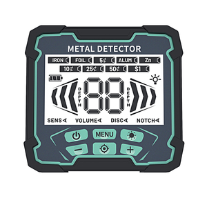 Detector de Metales Profesional con Bobina de Búsqueda de 30 cm, Multifrecuencia, para Adultos, Plástico ABS Negro, Alimentación de 12 V CC - Product Image 5