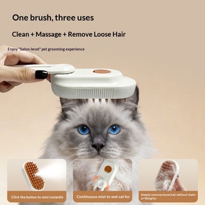 Peine de baño transfronterizo para mascotas, cepillo para gatos, peine de masaje con spray, peine de agujas para eliminación de pelo para el aseo de gatos y perros - Product Image 4