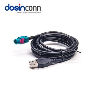 Adaptador de Cable HSD Hembra a <span class=keywords><strong>USB</strong></span> Z Fakra Macho 2.0 Tipo Delock Tipo-A - Product Image 2