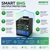 Batterie au lithium LiFePO4 12V 24V à décharge profonde rechargeable, remplacement pour batteries au plomb-acide pour voiturettes de golf, applications marines, camping-cars, systèmes solaires, OEM ODM