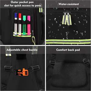 Échantillon gratuit Sac rouge EMS de camping Sac à dos de premiers secours pour traumatisme Fournitures médicales d'urgence Sac à dos tactique - Product Image 5