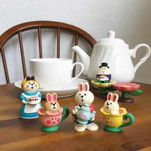 Artículos Decorativos Qingh <span class=keywords><strong>Alice</strong></span>, Juguetes Japoneses de Moda, Decoración de Bonsái de Conejo de Resina, Caja Ciega al por Mayor - Product Image 3