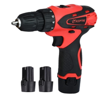 Perceuse électrique sans fil à mandrin auto-serrant, marteau perforateur à vitesse variable, batterie lithium 2,6 Ah, outils incluant un support OEM