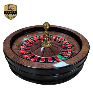 32 pollici di lusso stile americano <span class=keywords><strong>Roulette</strong></span> ruota da tavolo casinò durevole-grado di vero legno realizzato per il gioco d'azzardo Poker intrattenimento - Product Image 1