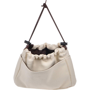 Oferta Relámpago: Bolsa de Lona Blanca con Diseño de Múltiples Bolsillos y Cordón para Cosméticos, Ideal para Promociones - Product Image 5