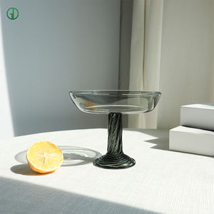 Table basse en verre de contraste coloré écologique de conception <span class=keywords><strong>danoise</strong></span> nordique Offre Spéciale assiette de fruits secs pour la réception de salle à manger vivante - Product Image 1