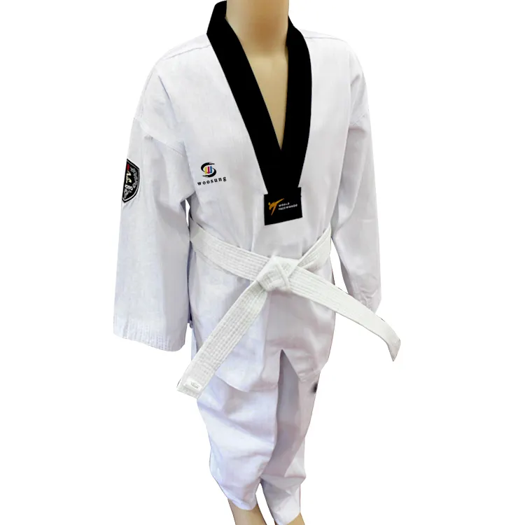 All'ingrosso di alta qualità durevole confortevole taekwondo uniforme