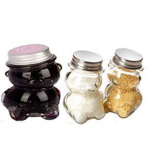 40Ml 80Ml 160Ml 320Ml Glass Candy Jar Honey <strong>Bear</strong> <strong>Bottle</strong> With Lid Cap - Product Image 6