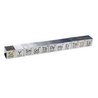 Cube de métal pur à 99,99 %, échantillon d'élément pour collection d'éléments, cadeau d'affaires, tableau périodique, 10 mm