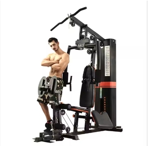 Machine <span class=keywords><strong>de</strong></span> fitness <span class=keywords><strong>de</strong></span> <span class=keywords><strong>musculation</strong></span> <span class=keywords><strong>de</strong></span> gymnastique à domicile multifonction commerciale équipement d'exercice multifonctionnel à trois stations - Product Image 6
