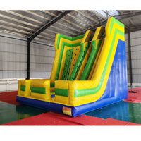 Mur d'escalade gonflable commercial en PVC pour parc d'attractions, château gonflable à sauter, toboggan, mur d'escalade à louer
