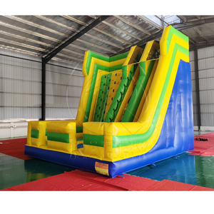 Muro de <span class=keywords><strong>Escalada</strong></span> Inflable de PVC Comercial para Parques de Diversiones, Castillo Hinchable con Tobogán y Muro de <span class=keywords><strong>Escalada</strong></span> para Alquiler - Product Image 2