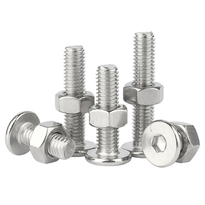 Conjuntos de Pernos y Tuercas de Cabeza Plana Ultra Delgada con Hexágono Interior de Acero Inoxidable 304 de Alta Calidad M1.4 M1.6 M2 M3 M5 M6 M12 - Product Image 4