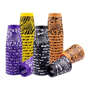 Gobelets à empiler rapide, design camouflage, ensemble de 12 pièces pour enfants et jeunes, jeu de réaction pour l'entraînement cérébral - Product Image 1