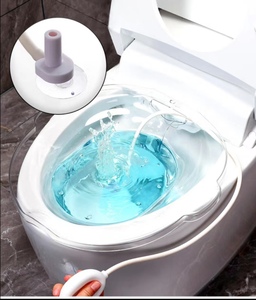 Bassin de toilette portable en plastique écologique de 40 cm pour bain de siège, sans accroupissement, pour femmes enceintes, lavage des fesses et post-partum - Product Image 4