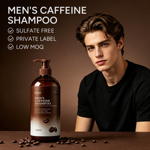 Champú con Cafeína para Hombre, para el Crecimiento del Cabello, Anticaída, Engrosador, con Biotina, Fórmula para el Cuidado del Cuero Cabelludo, Marca Privada OEM - Product Image 1