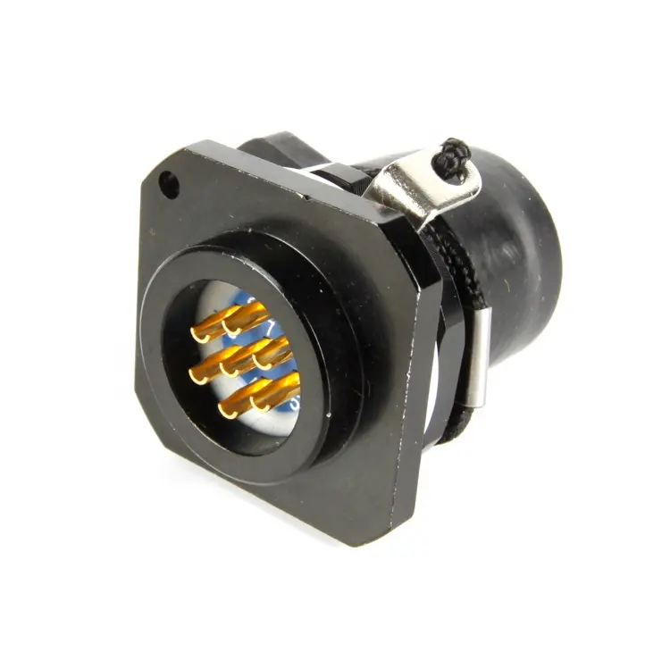 wholesales bayonets male circular 7 pin connector plug with socket