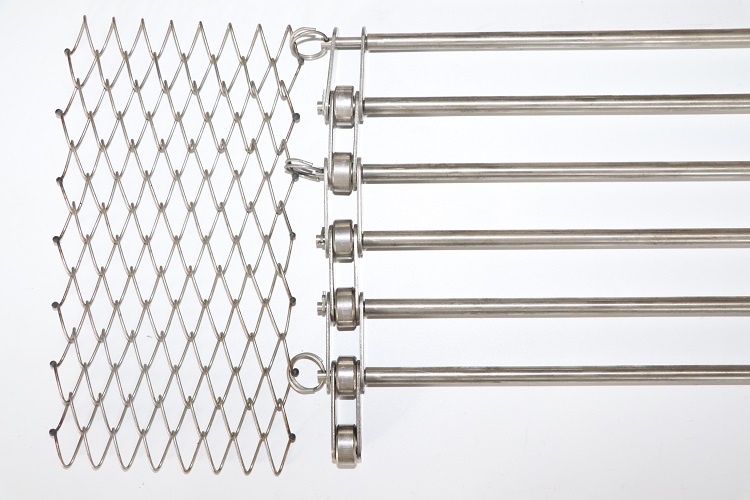 OEM SS304 Wire Stainless Steel Mesh Belt Conveyor