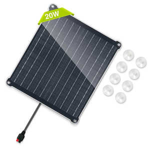 Panneaux solaires flexibles personnalisés XT30 XT60 JST, petits, 5W 10W 20W 30W 50W, 12V 18V, portables, ETFE PET, avec <span class=keywords><strong>ventouse</strong></span> - Product Image 1