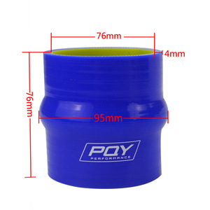 ปลอกซิลิโคน PQY Racing ขนาด 3 นิ้ว 76 มม. สีน้ำเงินเหลือง สำหรับอัพเกรดอินเตอร์คูลเลอร์ - Product Image 5